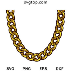 Gold Necklace SVG, Trending SVG