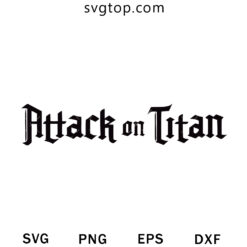 Attack On Titan Logo SVG, Attack On Titan SVG