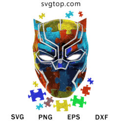 Autism Black Panther SVG, Marvel SVG