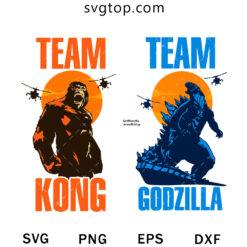 Team Kong And Team Godzilla SVG, Kong And Godzilla Movie SVG