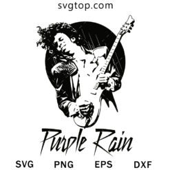 Purple Rain – Prince Singing SVG, Purple Rain SVG