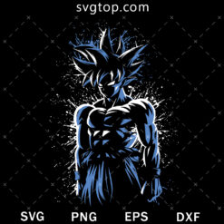 Goku Angry Ultra Instinct SVG, Dragon Ball SVG