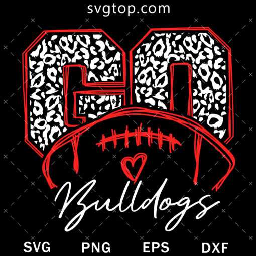 Go Bull Dogs SVG, American Football SVG