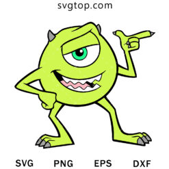 In There Mike Wazowski SVG, Monster SVG