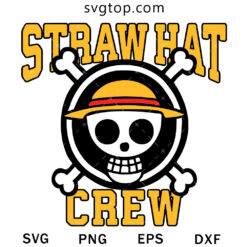 Straw Hat Crew SVG, One Piece SVG