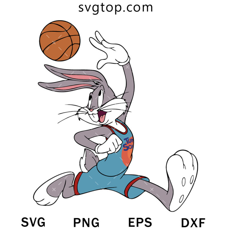 Bugs Bunny Basketball SVG, Space Jam SVG - SVGTop - Top Quality SVG