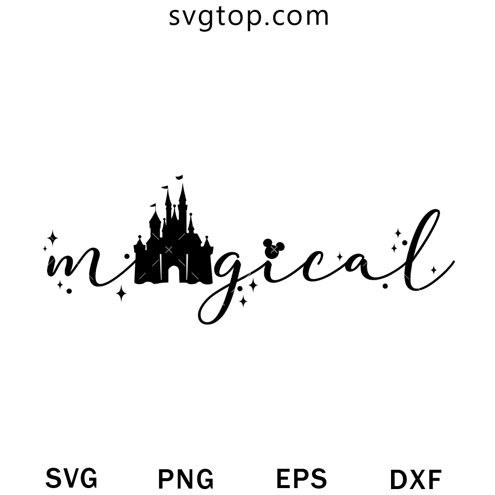 Magical Diseny SVG, Walt Disney SVG