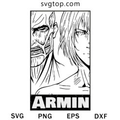 Armin Attack On Titan SVG, Anime SVG