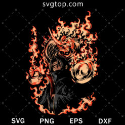 Power Of Flame Warrior Uchiha Itachi SVG, Anime Naruto SVG