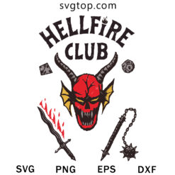Hellfire Club SVG, Stranger Things 4 SVG