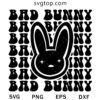 Bad Bunny Words SVG, Bad Bunny Easter SVG