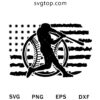Baseball Player SVG, Baseball USA SVG