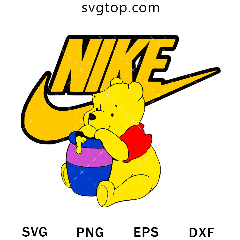 Nike Winnie The Pooh SVG, Disney Winnie The Pooh SVG X Nike