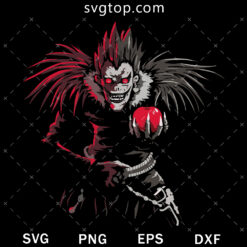 Ryuk And Apple SVG, Death Note SVG