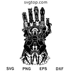 Avengers Gloves SVG, Marvel SVG
