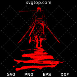 Roronoa Zoro SVG, Pirate Hunter One Piece SVG