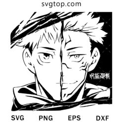 Itadori Yuji SVG, Jujutsu Kaisen Anime SVG