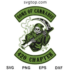 Sons Or Cannabis 420 Chapter SVG, Death SVG