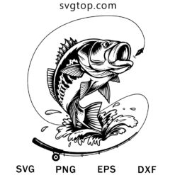 Hooking SVG, Fish Hook SVG