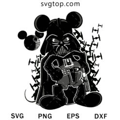Darth Vader Mickey Mouse SVG, Disney Mickey SVG