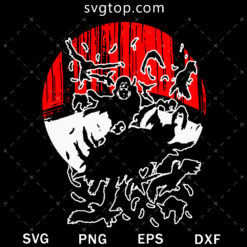 Itachi Uchiha with Crow SVG, Uchiha Naruto SVG