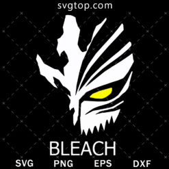 Bleach Mask SVG, Ichigo Kurosaki SVG