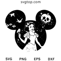 Snow White Princess SVG, Disney Cartoon SVG