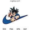 Nike x Goku Skills SVG, Nike With Son Goku SVG