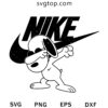 Nike With Snoopy Dabbing SVG, Nike Logo SVG