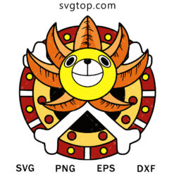 Thousand Sunny Logo SVG, One Piece Logo SVG