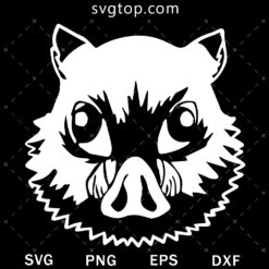 Inosuke Hashibira Mask SVG, Demon Slayer SVG
