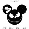 Halloween Disney SVG, Oogie Boogie Mickey Head SVG