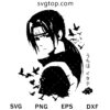 Black Uchiha Itachi SVG, Naruto Movie SVG