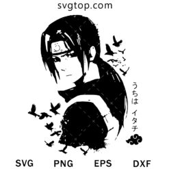 Black Uchiha Itachi SVG, Naruto Movie SVG