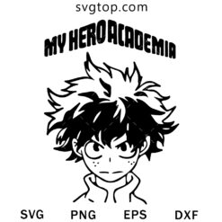 Midoriya Izuku Angry SVG, My Hero Academia SVG
