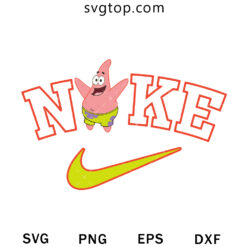 Nike x Patrick Star SVG, The Patrick Star Show SVG