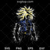 Trunks Angry Super Saiyan 2 SVG, Dragon Ball SVG