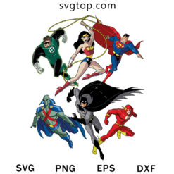 Super Hero Team In Dc Comics SVG, Dc Comics SVG
