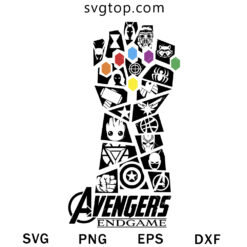 Thanos Gloves SVG, Avengers End Game SVG