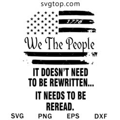 We The People Usa SVG, Quotes SVG
