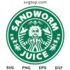 Sandworm Juice SVG, Beetlejuice SVG