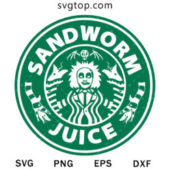 Sandworm Juice SVG, Beetlejuice SVG