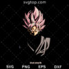 Black Goku SVG, Son Goku Evil SVG