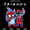 Spiderman And Stitch Friends SVG, Friends SVG